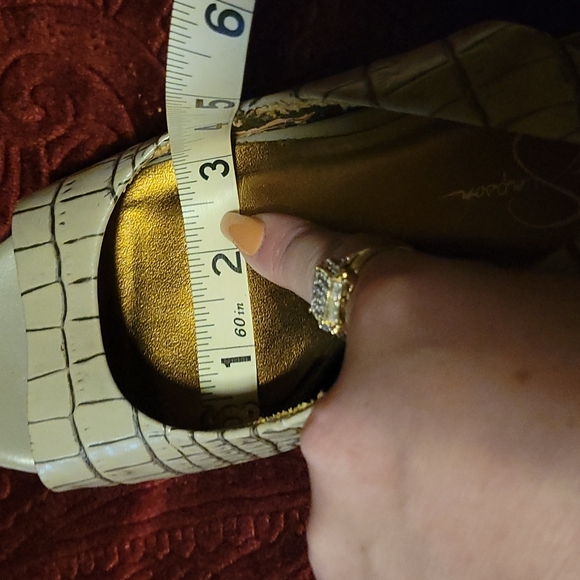 ๐ Jessica Simpson Size 8 Alligator Print High Heels - Picture 11 of 13